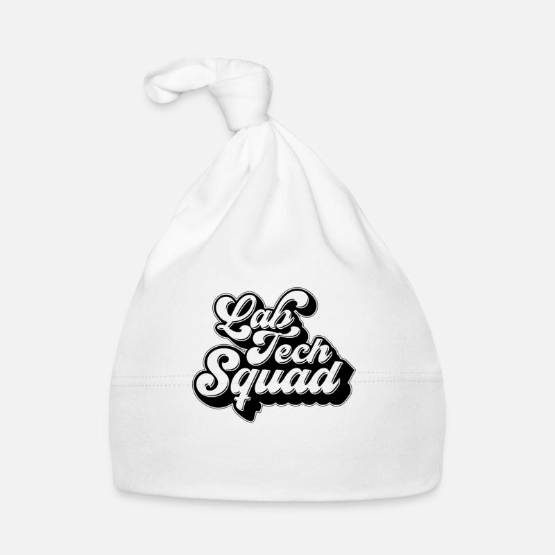 Escouade de laboratoire Scientifique de laboratoire Technicien de laboratoire - Bonnet bio Bébé - blanc