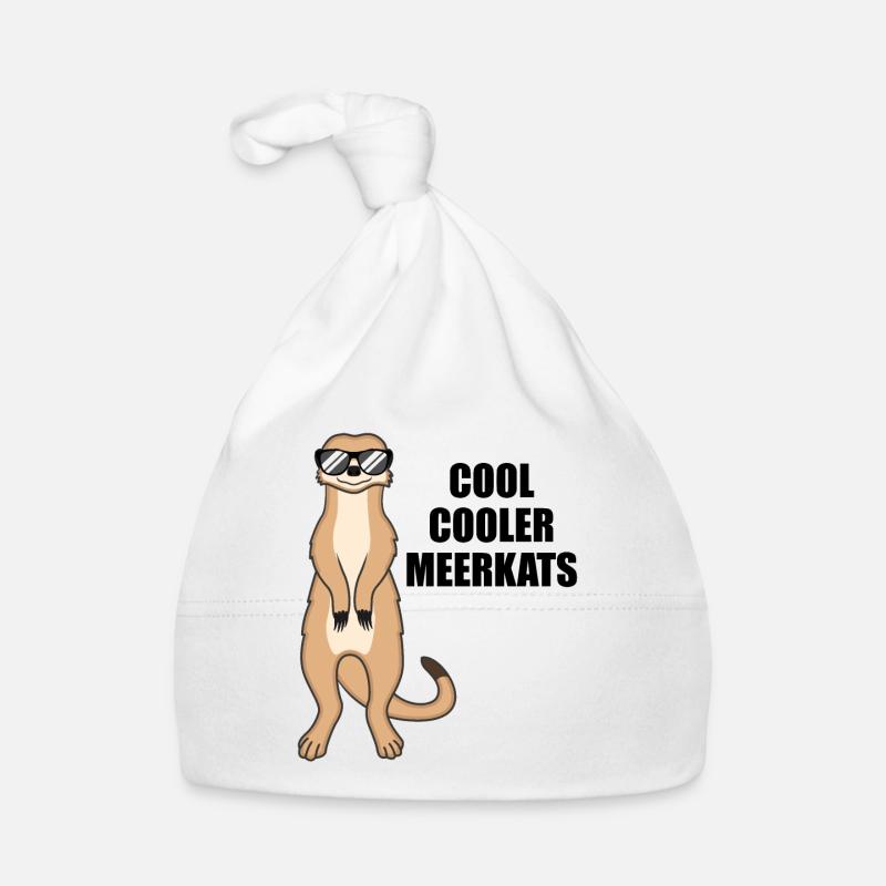 Cooles Erdmännchen Lustiger Spruch Geschenk Baby Bio-Mütze