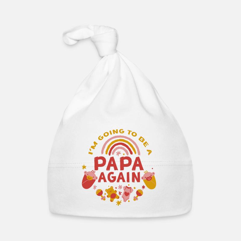 I'm Going To Be A Papa Again 2 Baby Bio-Mütze