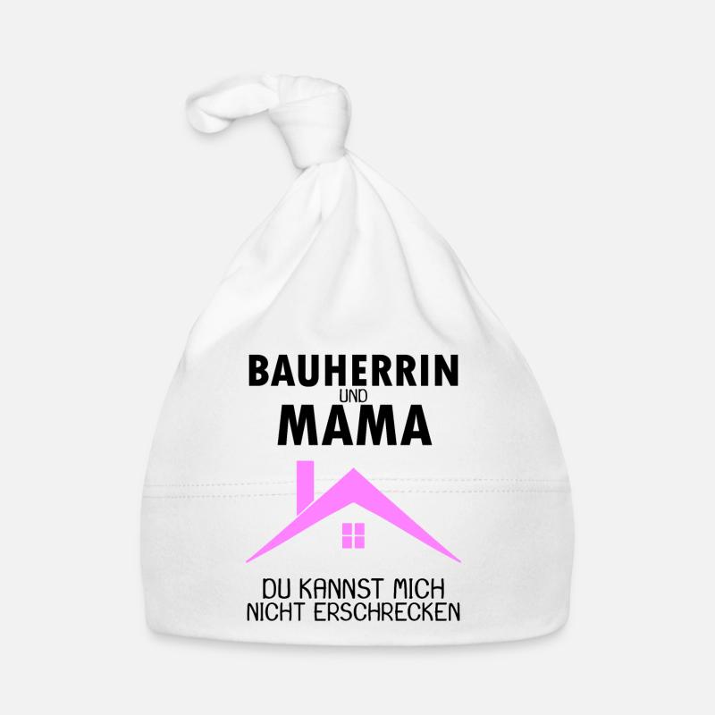 Bauherrin Mama Baby Bio-Mütze