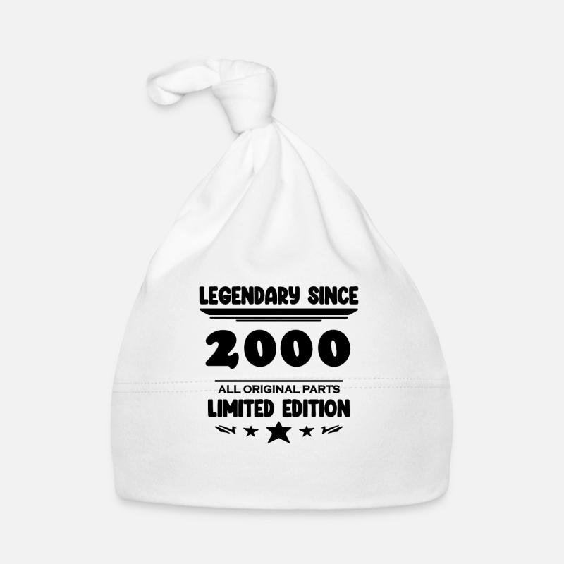 2000 - Year 2000 - Year of construction 2000 Organic Baby Cap