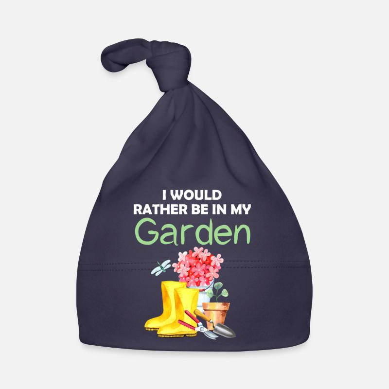 Garten Lustiger Spruch Hobbygärtner Geschenkidee Baby Bio-Mütze