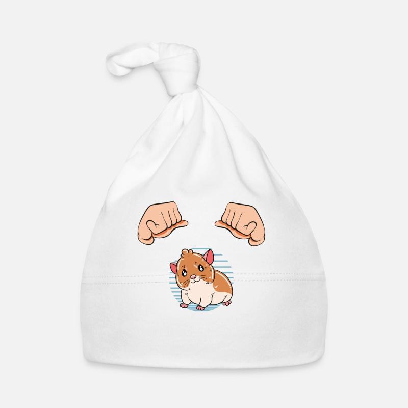Je préfère être avec mon hamster Bonnet bio Bébé