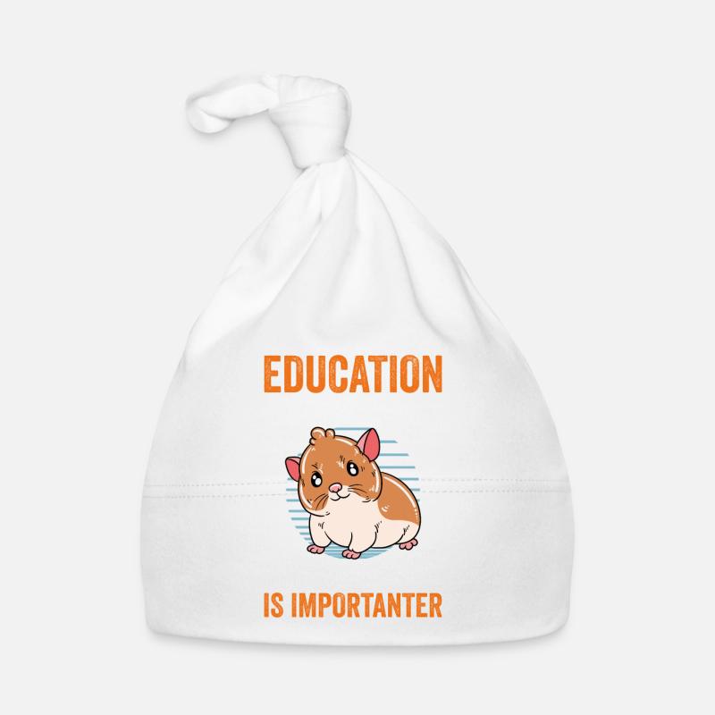 Je préfère être avec mon hamster Bonnet bio Bébé