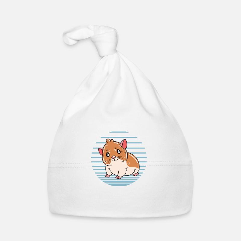 Je préfère être avec mon hamster Bonnet bio Bébé