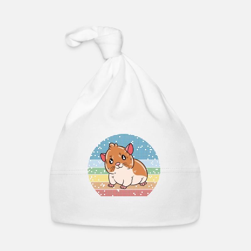Je préfère être avec mon hamster Bonnet bio Bébé