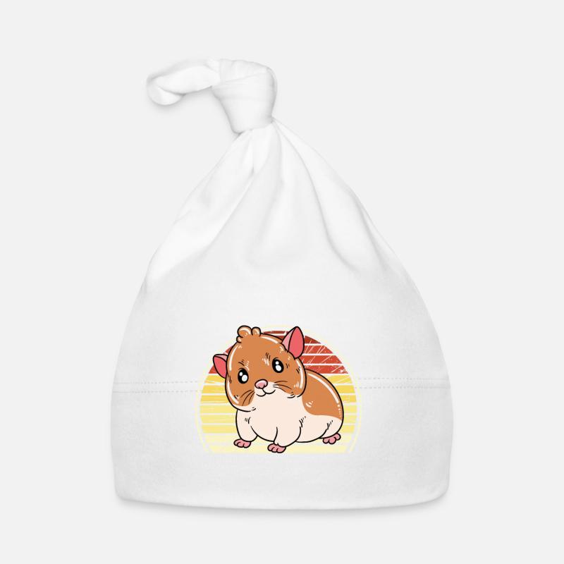 Je préfère être avec mon hamster Bonnet bio Bébé