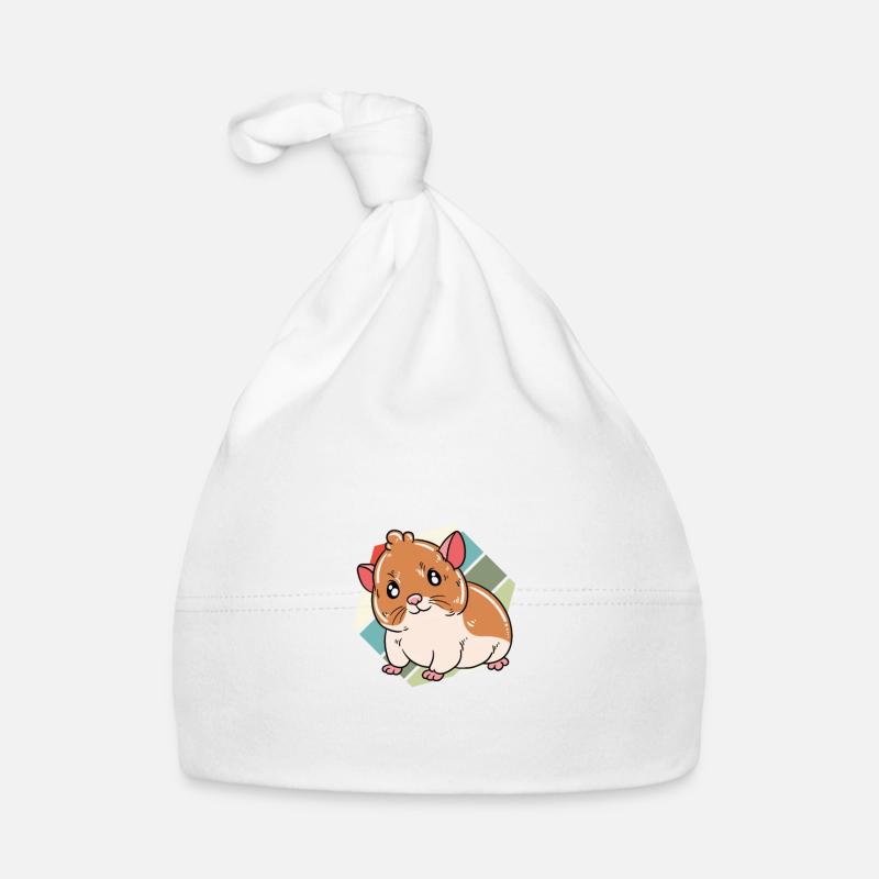 Je préfère être avec mon hamster Bonnet bio Bébé