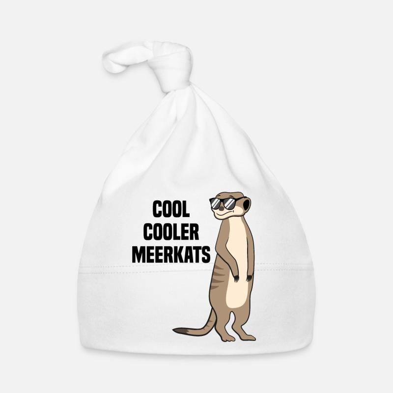 Suricate cool drôle de dicton cadeau Bonnet bio Bébé