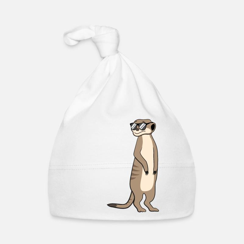 Suricate cool drôle de dicton cadeau Bonnet bio Bébé