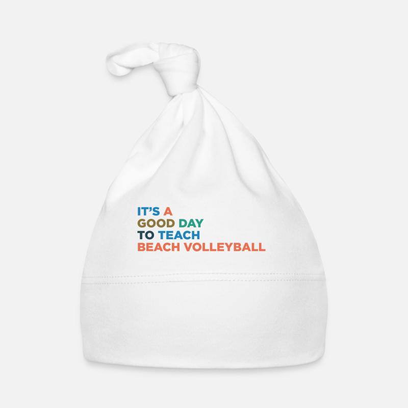 Teaching beach volleyball coaches Organic Baby Cap