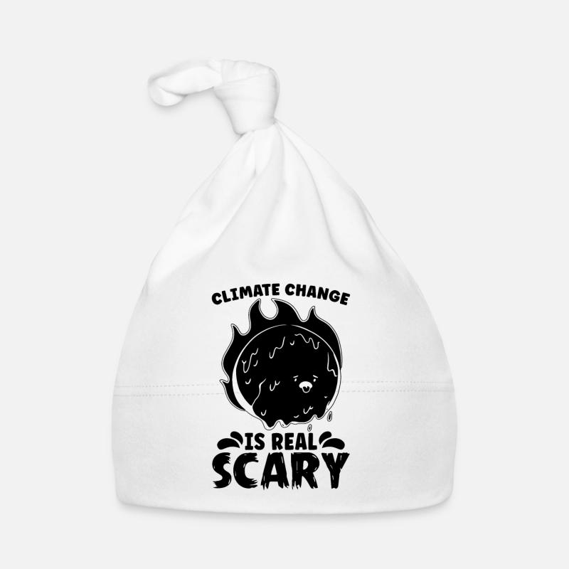 Climate Change Is Real Science Climate Activist Baby Bio-Mütze