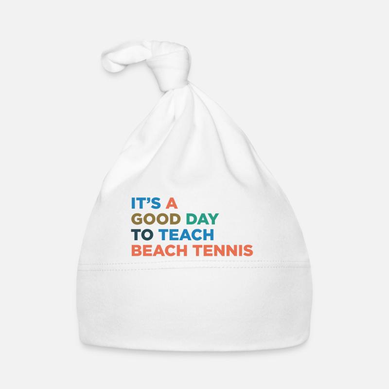 Teach beach tennis coaches Organic Baby Cap
