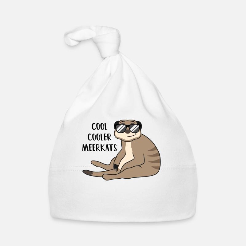 Suricate cool drôle de dicton cadeau Bonnet bio Bébé