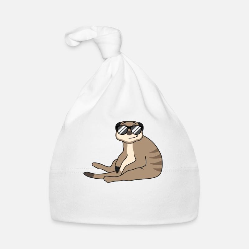 Suricate cool drôle de dicton cadeau Bonnet bio Bébé