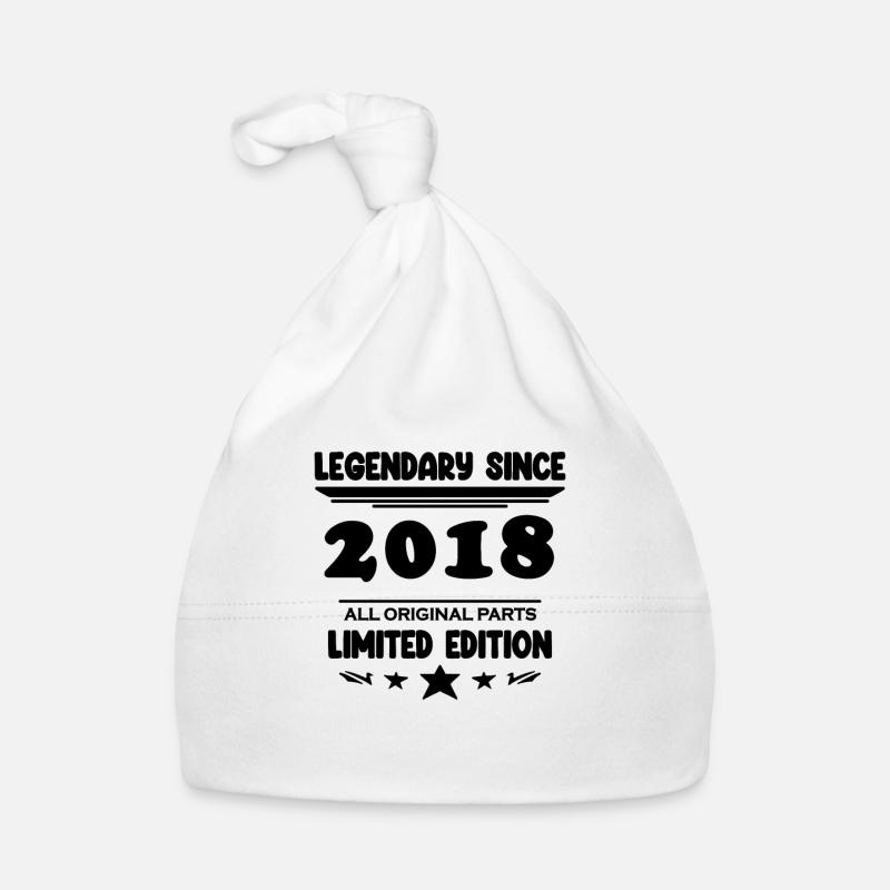 2018 - millésime 2018 - année de construction 2018 Bonnet bio Bébé