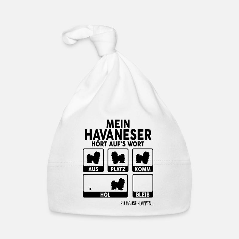 Havaneser Baby Bio-Mütze