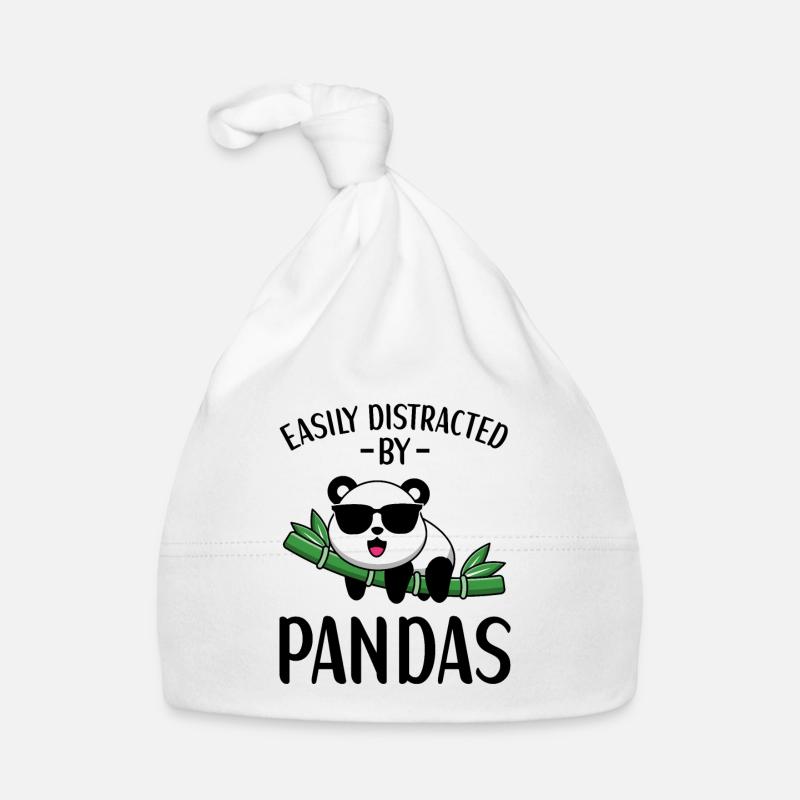 Panda Outfit Panda Bear Lover Organic Baby Cap