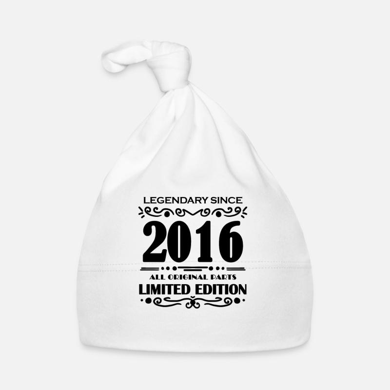 2016 - Année de construction 2016 - Millésime 2016 Bonnet bio Bébé