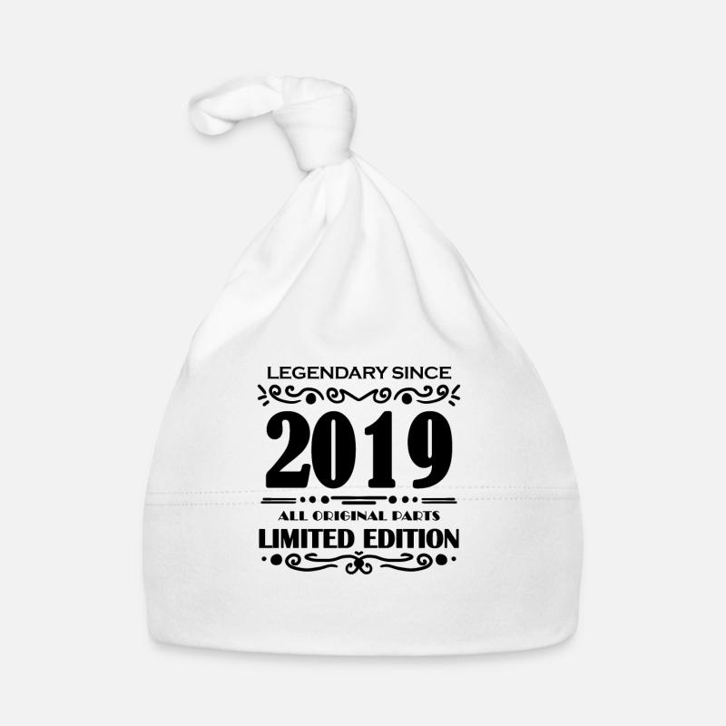 2019 - Année de construction 2019 - Millésime 2019 Bonnet bio Bébé