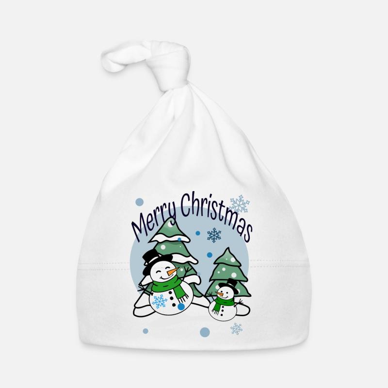 Merry Christmas Snow Baby Bio-Mütze