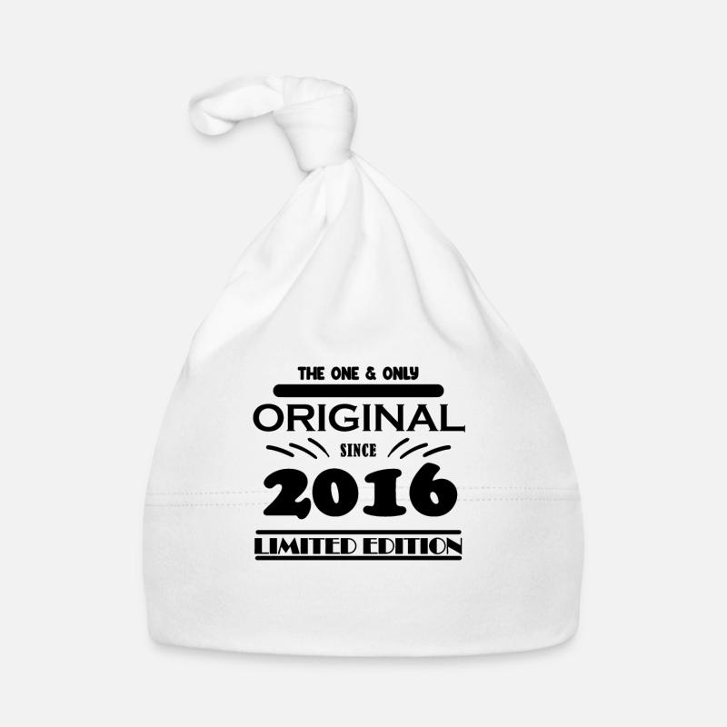 2016 - Année de construction 2016 - Millésime 2016 Bonnet bio Bébé