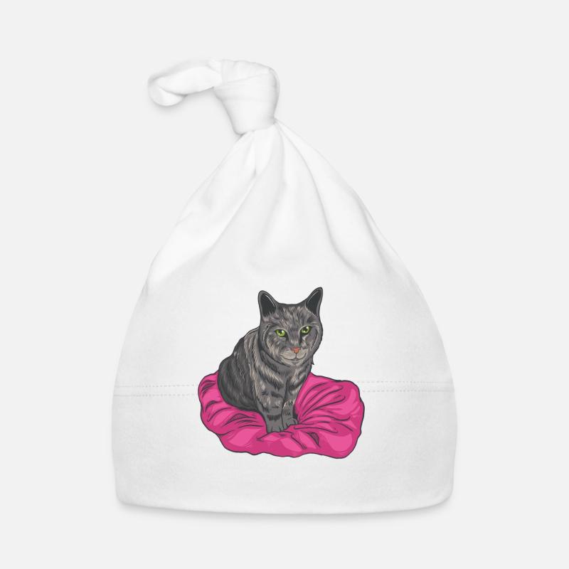 Propriétaire de chat tigre gris Bonnet bio Bébé