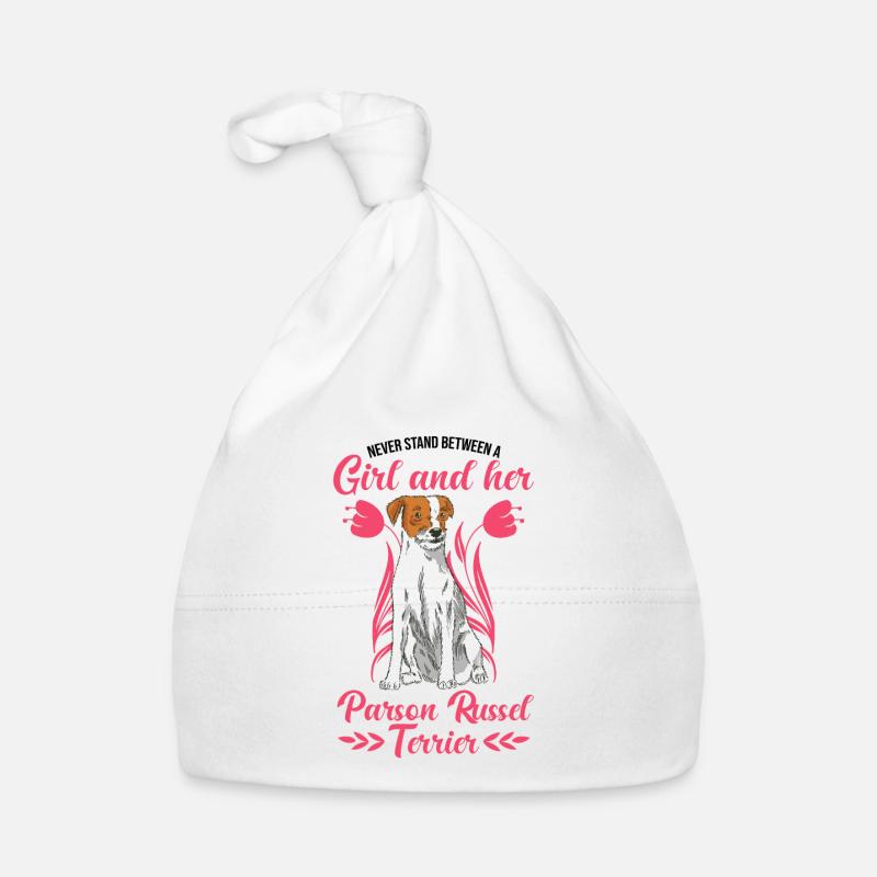 Parson Russell Terrier Mädchen Baby Bio-Mütze