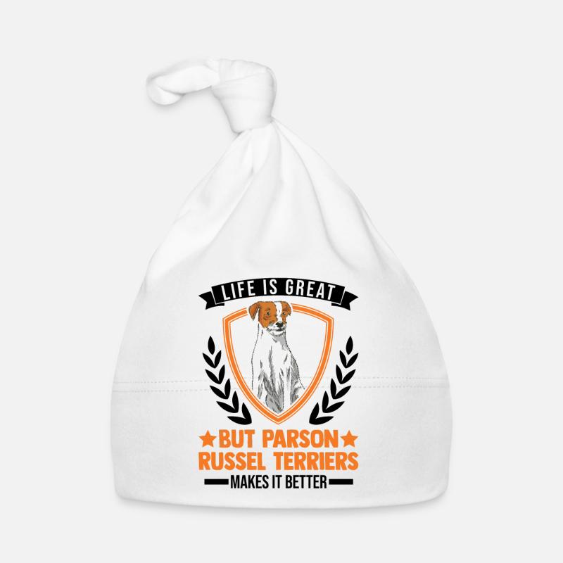Parson Russell Terrier Gift Organic Baby Cap