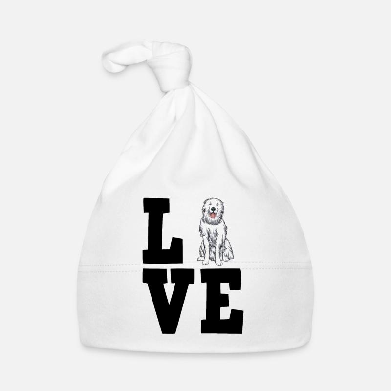 Pyrenean Mountain Dog Organic Baby Cap