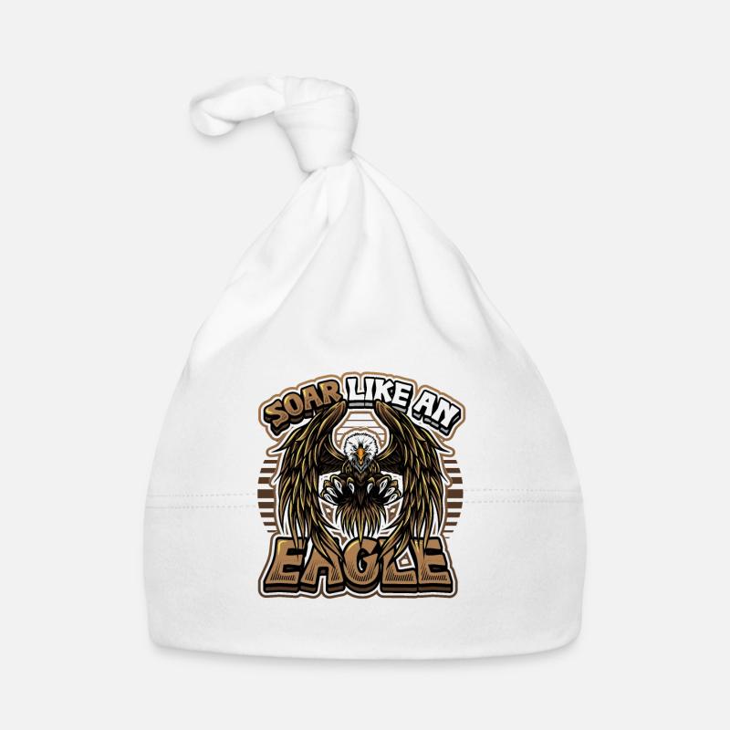 Soar like an eagle Organic Baby Cap