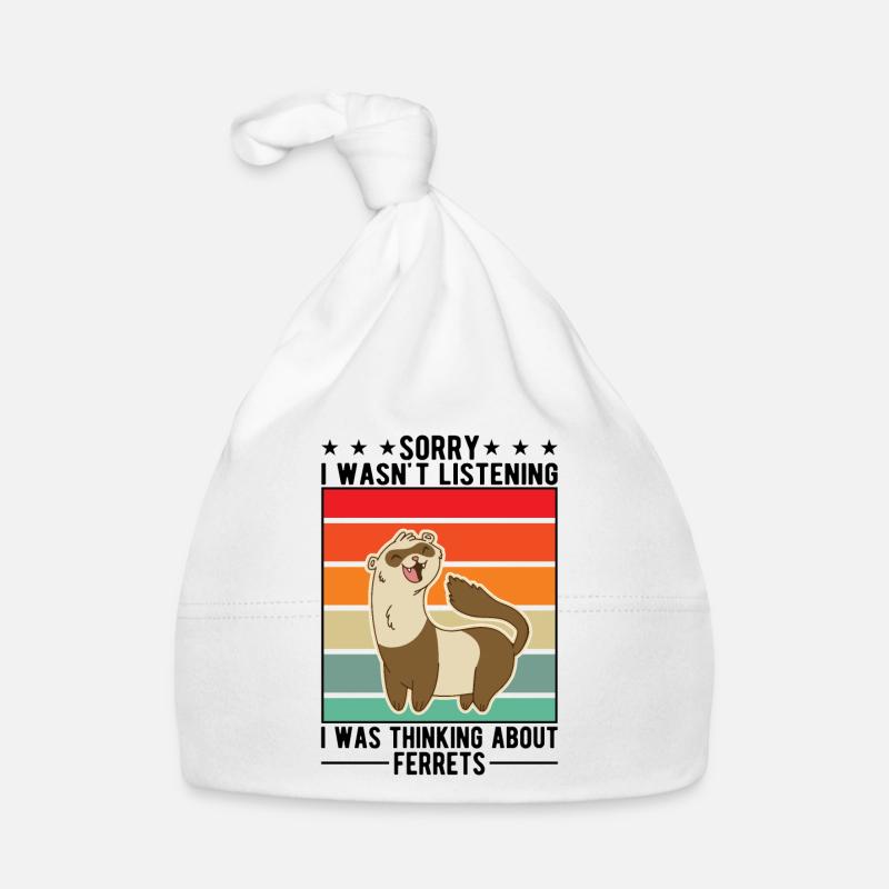 Frettchen Liebhaber Ferret Geschenk Baby Bio-Mütze