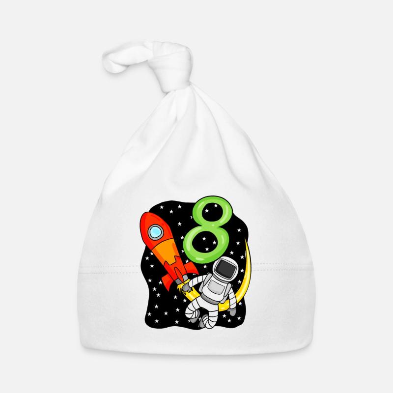 8 years old Young astronaut Organic Baby Cap