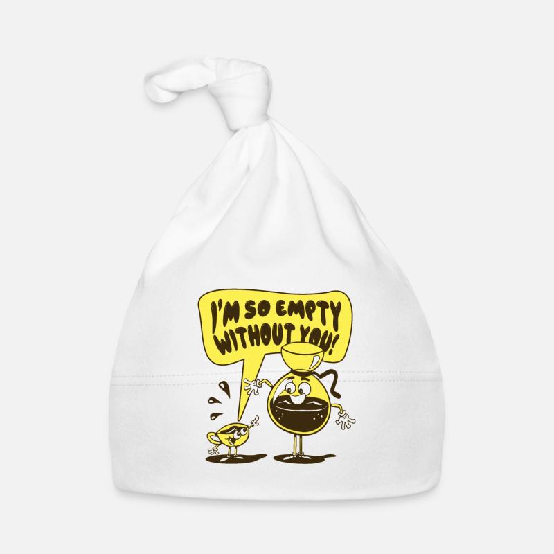 Kaffee Kaffeebohne Geschenk Coffee Tasse Koffein Baby Bio-Mütze