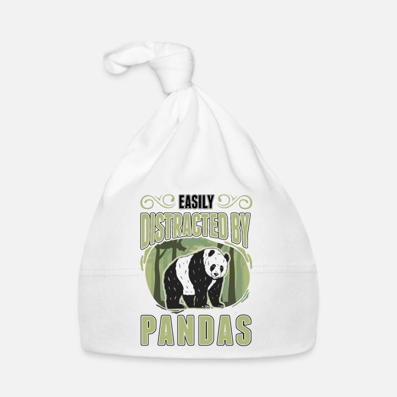 Easily distracted by Pandas Baby Bio-Mütze