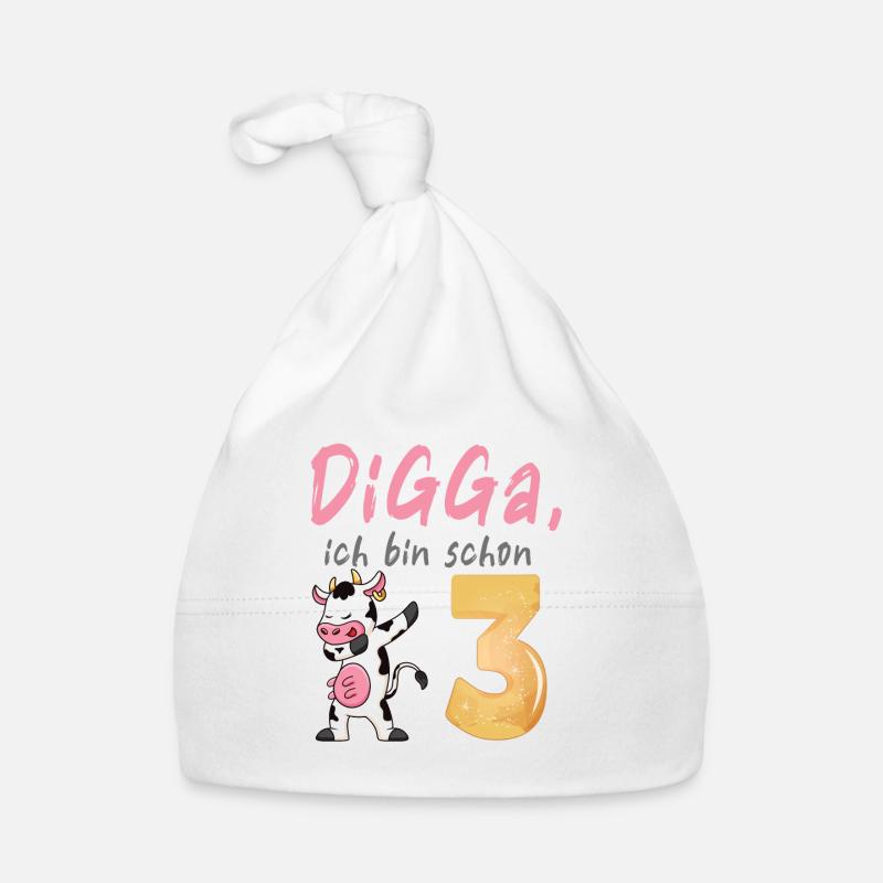 DIGGA, ich bin schon 3 Baby Bio-Mütze
