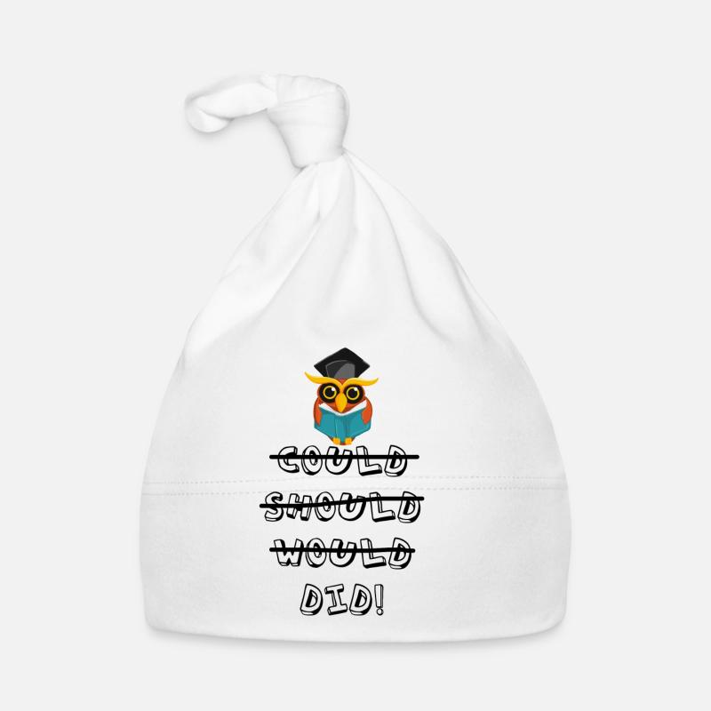 Abschluss Uni Feier Absolvent Absolviert Geschenk Baby Bio-Mütze