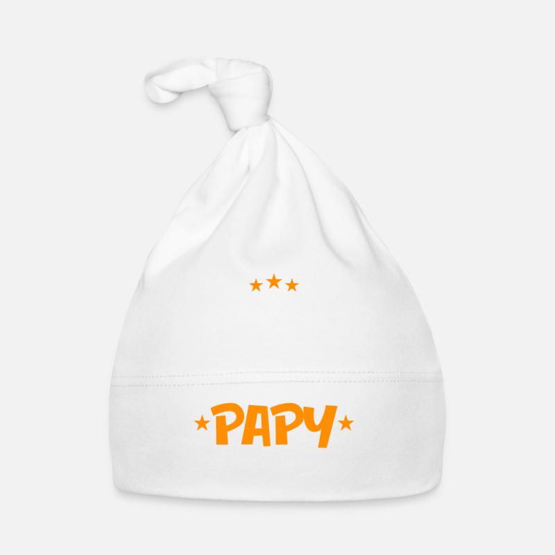 pas besoin de cheveux super papy Bonnet bio Bébé