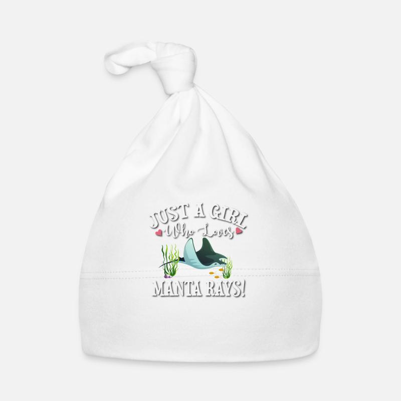 Manta Ray Organic Baby Cap