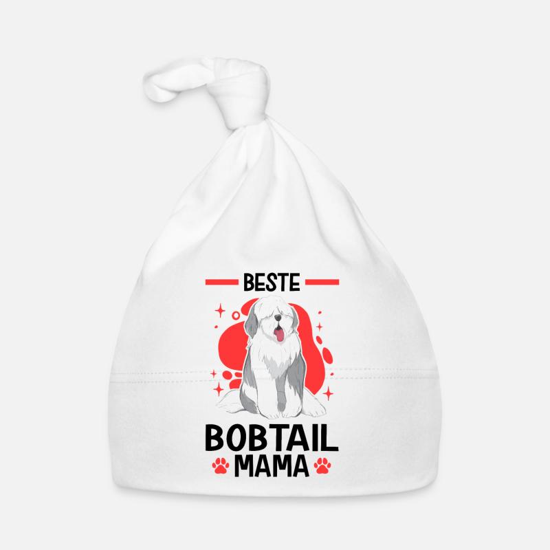 Beste Bobtail Mama Altenglischer Bobtail Baby Bio-Mütze