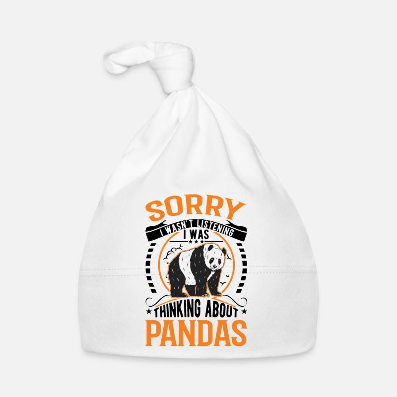 Panda Lover Panda Bear Cadeau Bonnet bio Bébé