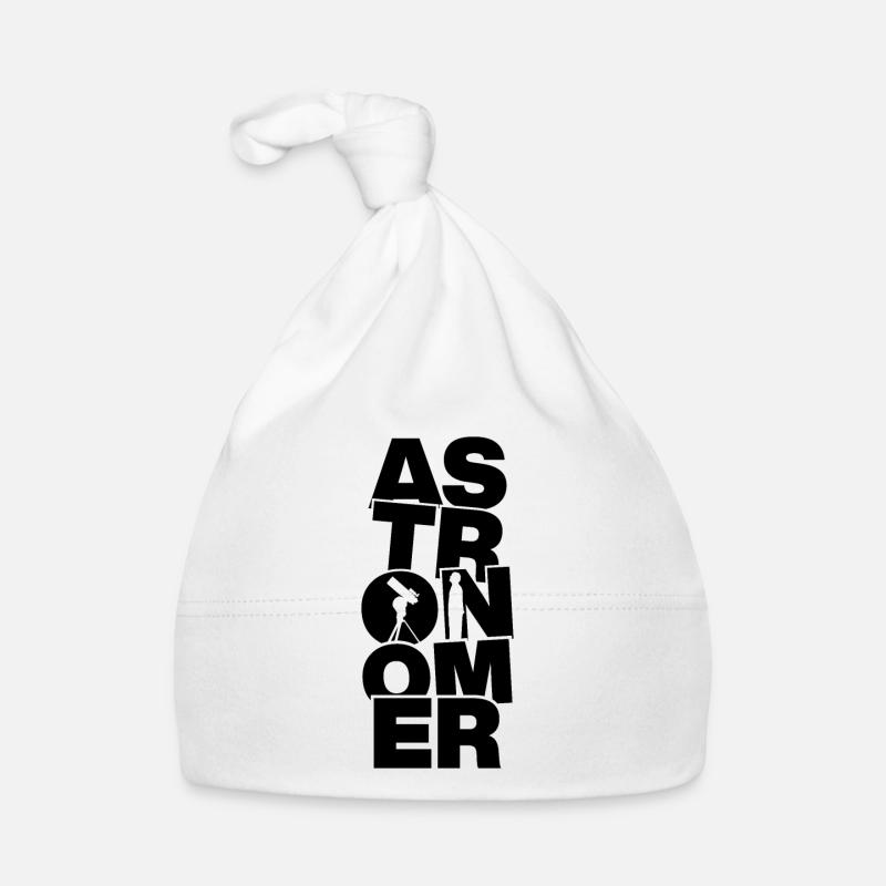 Astronomy profession - astronomer Organic Baby Cap