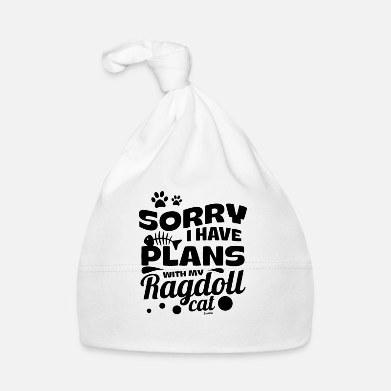 Ragdoll Spruch Baby Bio-Mütze