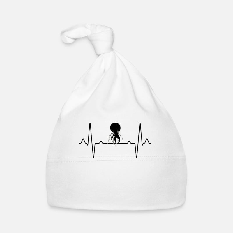 Battement de cœur de méduse Bonnet bio Bébé