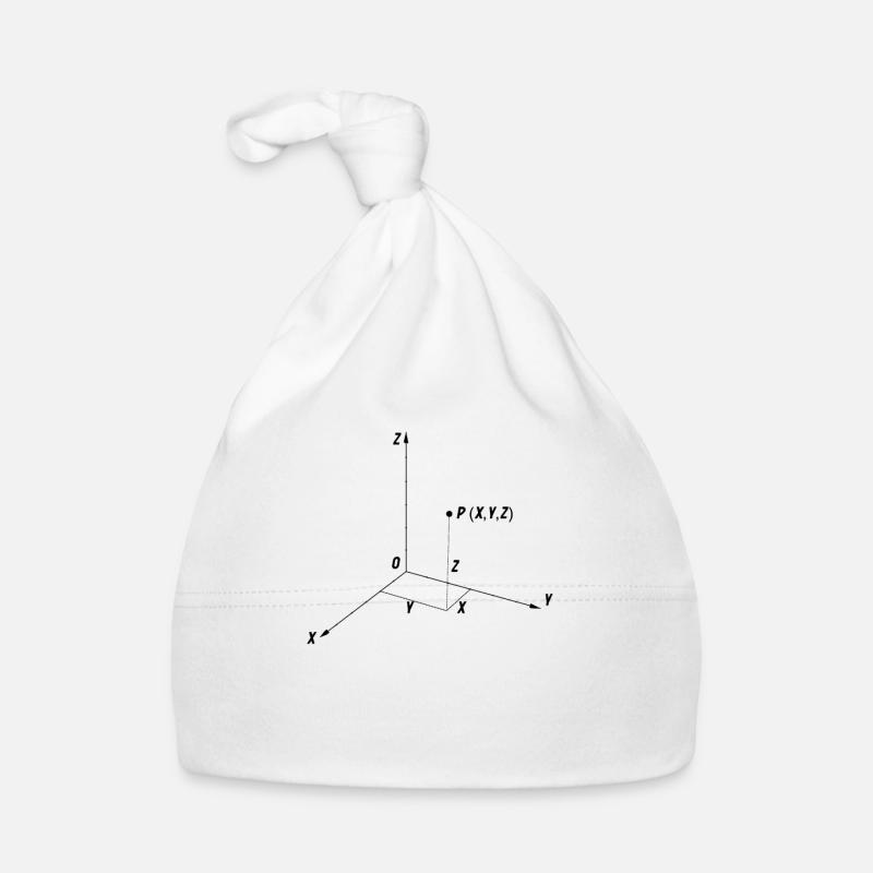 Cartesian Coordinates System Mathematics Baby Bio-Mütze