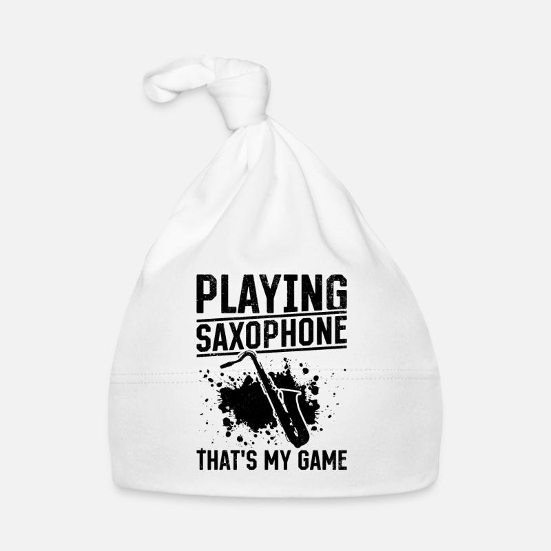 Jouer du saxophone c'est mon jeu saxophoniste Bonnet bio Bébé