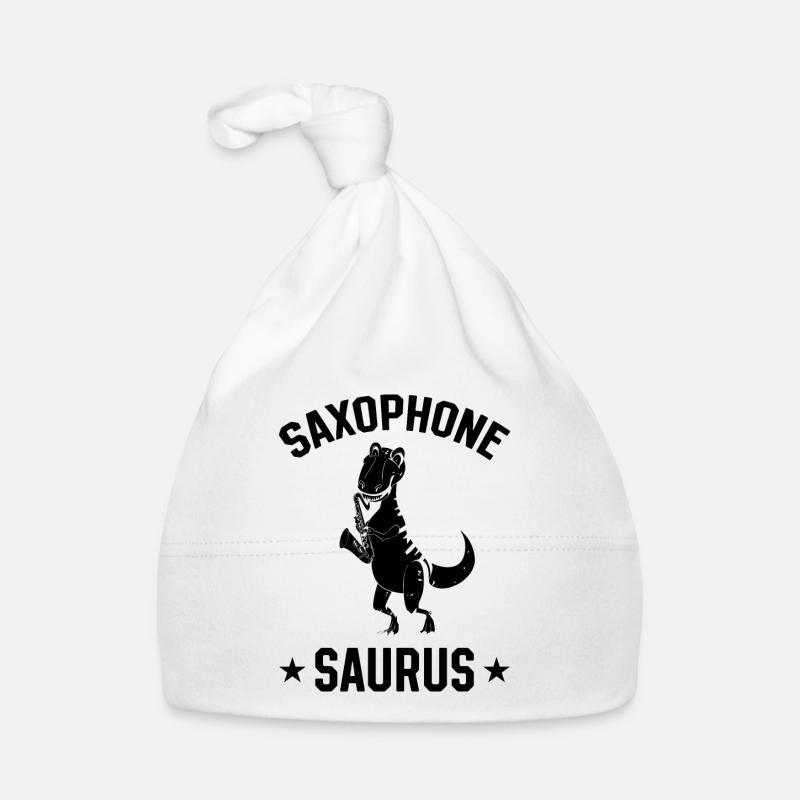 Saxophone Saurus Saxophone Player Dinosaur Sax Pla Baby Bio-Mütze