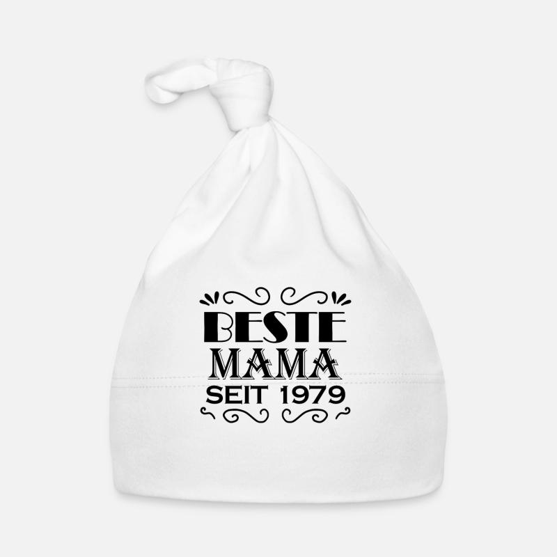 Beste Mama seit 1979 Baby Bio-Mütze