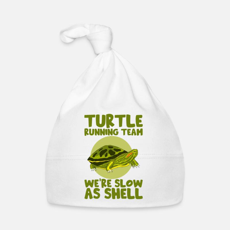 Turtle Running Team, nous sommes lents comme Shell 4 Bonnet bio Bébé