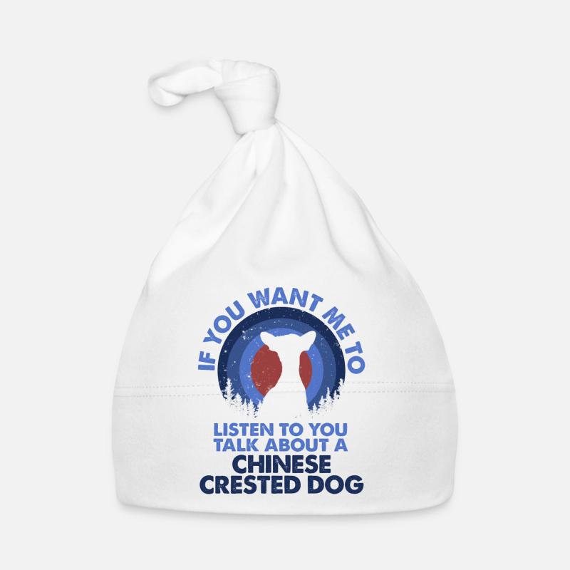 Talk About Chinese Crested Dog Organic Baby Cap